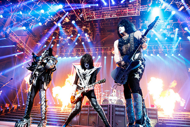 Kiss at Lakeview Amphitheater