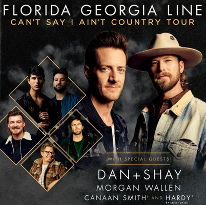 Florida Georgia Line, Dan and Shay & Morgan Wallen at Lakeview Amphitheater