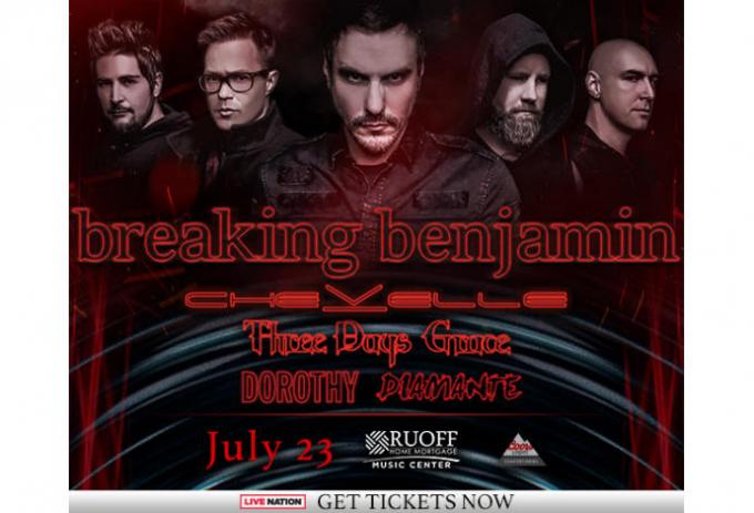 Breaking Benjamin, Chevelle & Three Days Grace at Lakeview Amphitheater