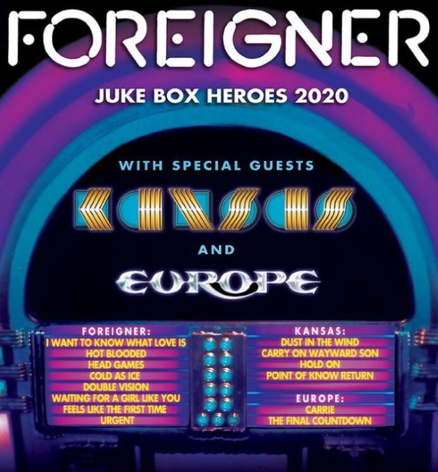 Foreigner, Kansas & Europe at Lakeview Amphitheater