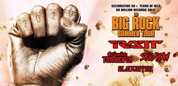 Big Rock Summer Tour: RATT, Tom Keifer, Skid Row & Slaughter at Lakeview Amphitheater