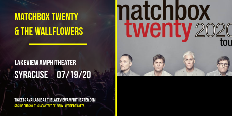 Matchbox Twenty & The Wallflowers at Lakeview Amphitheater tickets Matchbox Twenty & The Wallflowers at Lakeview Amphitheater