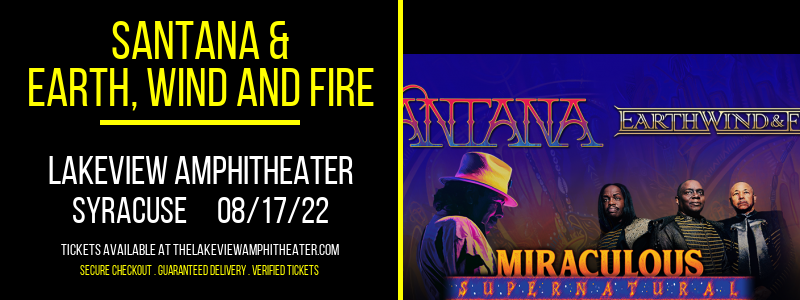Santana & Earth, Wind and Fire at Lakeview Amphitheater
