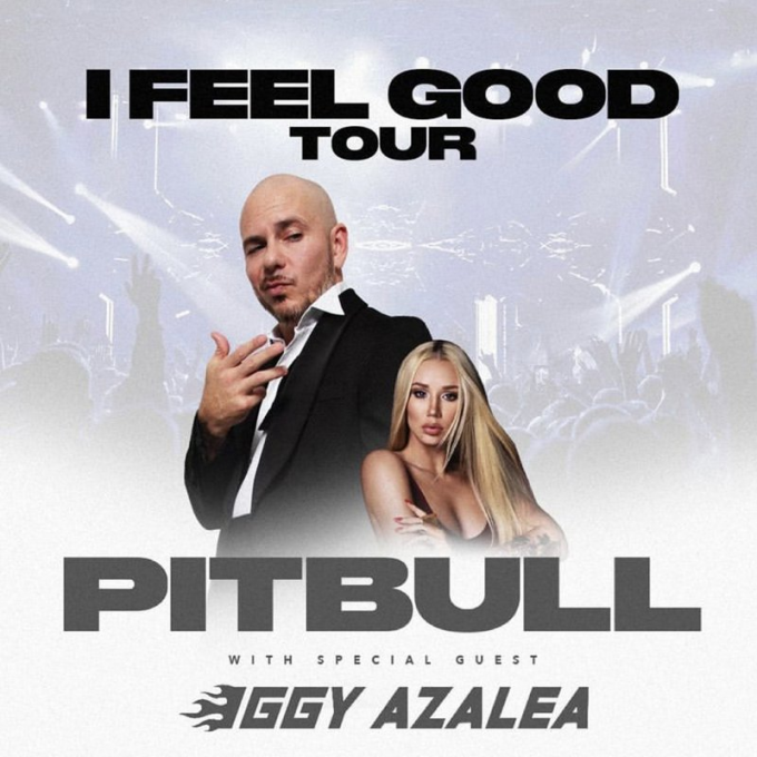 Pitbull & Iggy Azalea at Lakeview Amphitheater