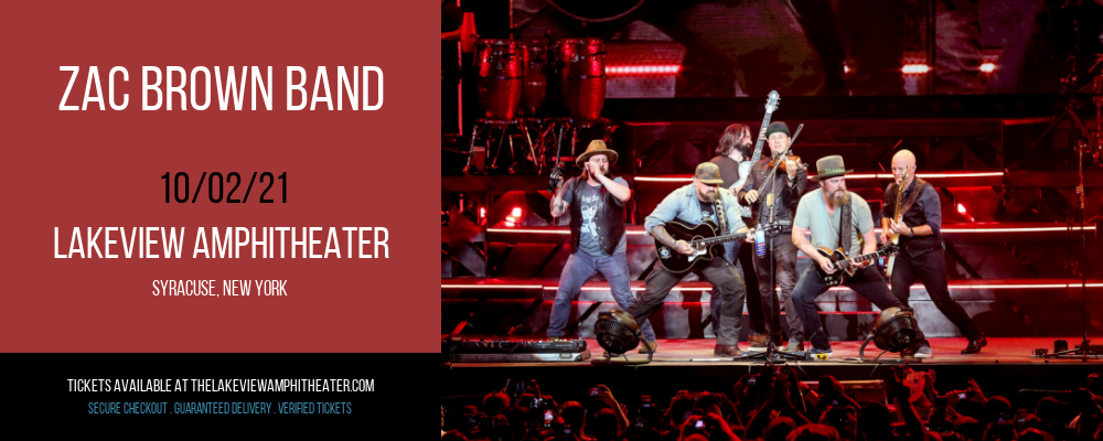 Zac Brown Band at Lakeview Amphitheater tickets Zac Brown Band at Lakeview Amphitheater