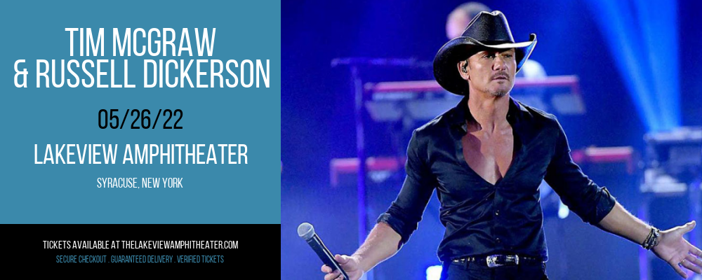 Tim McGraw & Russell Dickerson at Lakeview Amphitheater