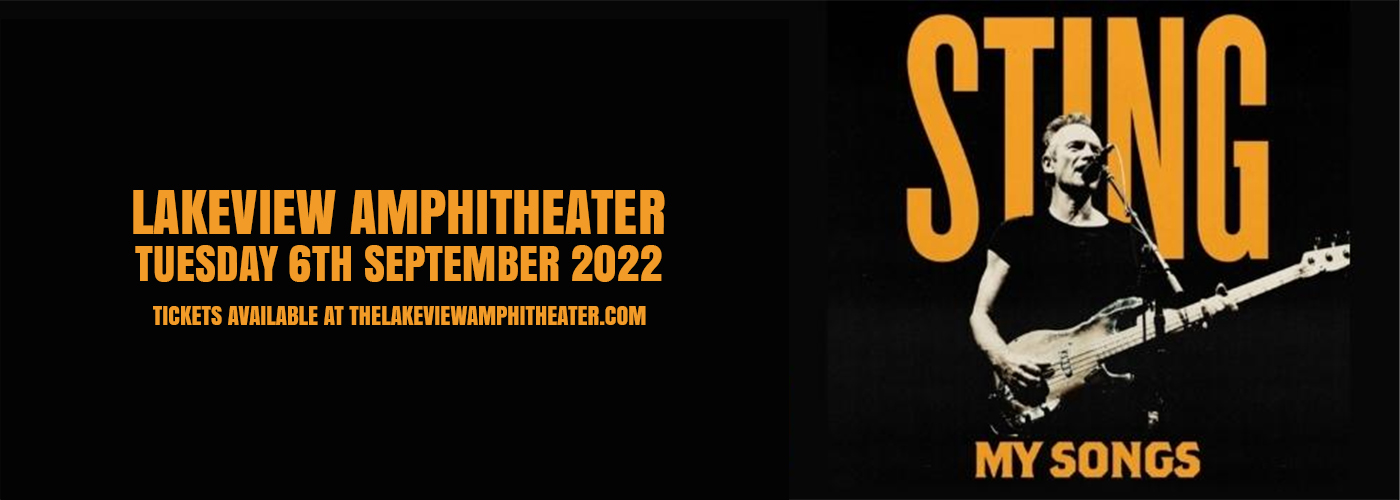 Sting at Lakeview Amphitheater tickets Sting at Lakeview Amphitheater
