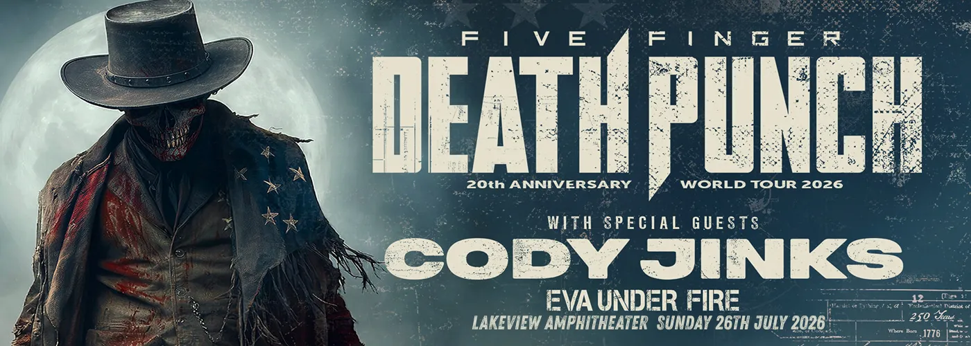 Five Finger Death Punch, Cody Jinks & Eva Under Fire